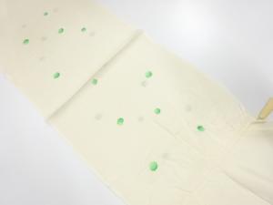 正絹　未使用品　絽　絞り　夏用帯揚げ